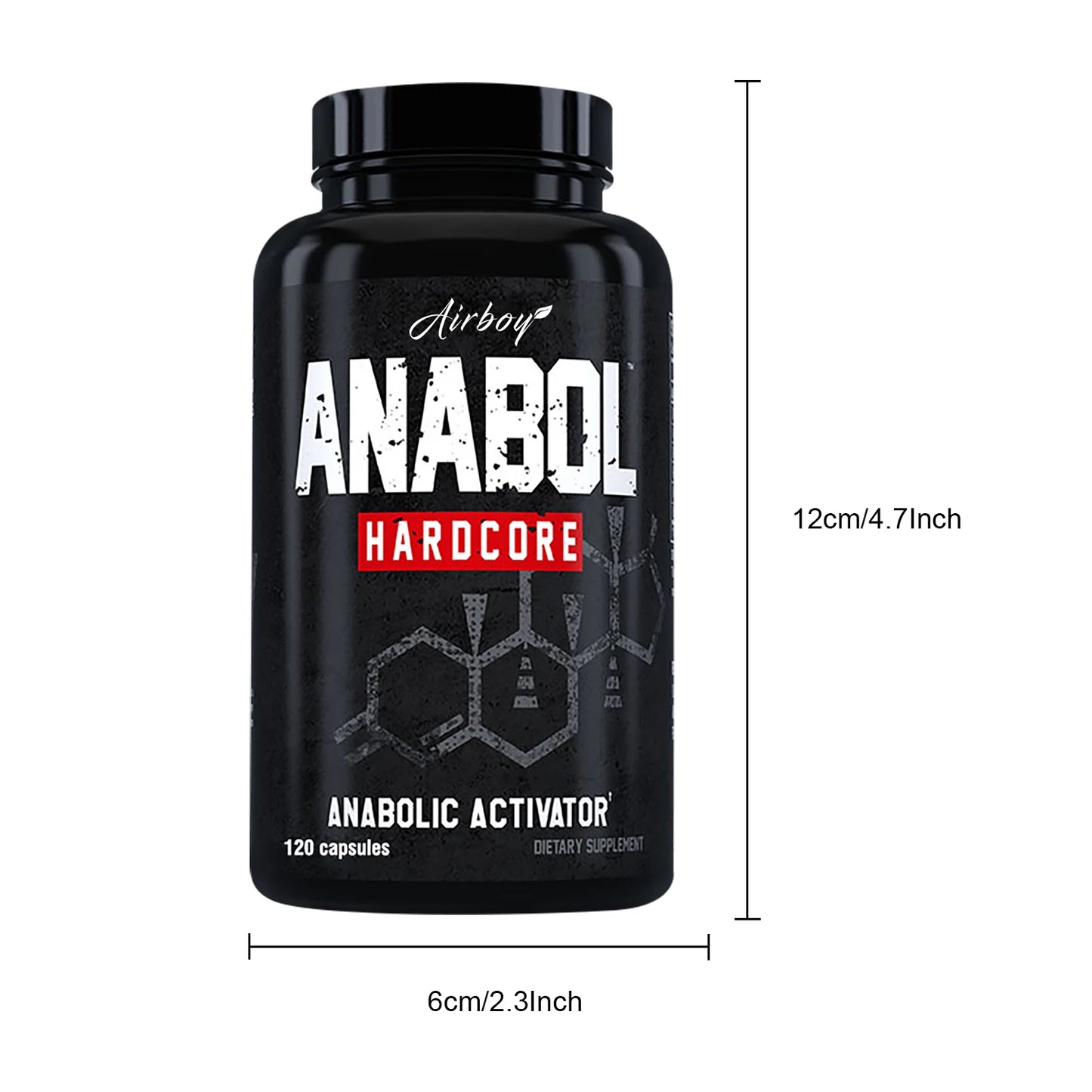 ANABOLIC - Men's Health Support Supplements - 120 Capsules