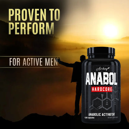 ANABOLIC - Men's Health Support Supplements - 120 Capsules