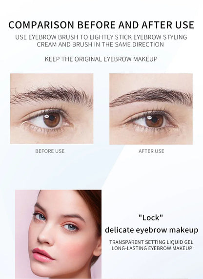 NICEFACE Eyebrow Gel Wax Brow Soap Eyebrow Enhancer Waterproof Transparent Eyebrow Styling Gel Eyebrow Sculpt Eyebrow Wax Makeup