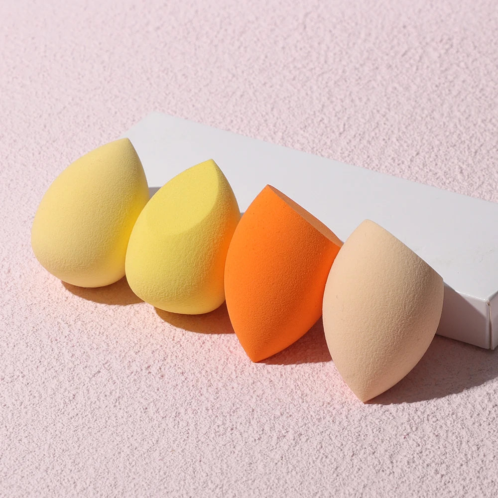 OVW 4PCS Make Up Sponge Soft New Cosmetics Beauty Egg Foundation Tool Blending Puff for BB Cream