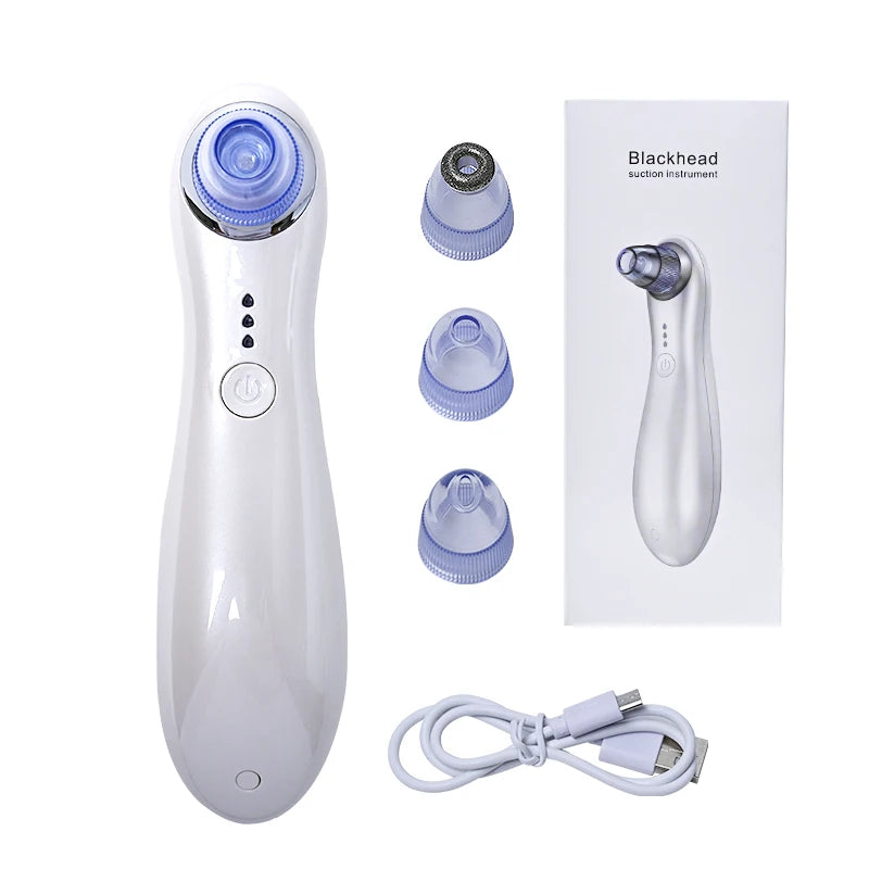 2025 Blackhead Remover Pore Vacuum Cleaner Electric Micro Small Bubble Facial Cleasing Machine USB Rechargeable Beauty Device