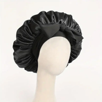 Satin Bonnet Silk Bonnet Adjustable Bonne For Sleeping Hair Bonnet With Tie Band Bonnets For Women Men