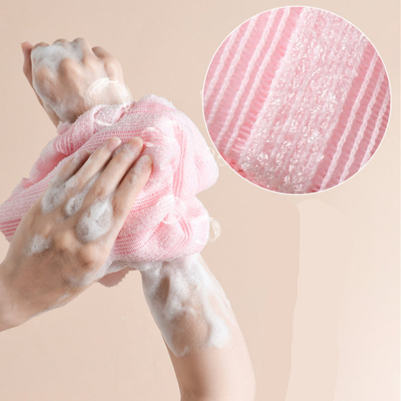 Japanese Rubbing Washcloth Bath Nylon Towel Brush for Back Towels Exfoliating Scrub Shower Sponge Body Bathroom Accessories