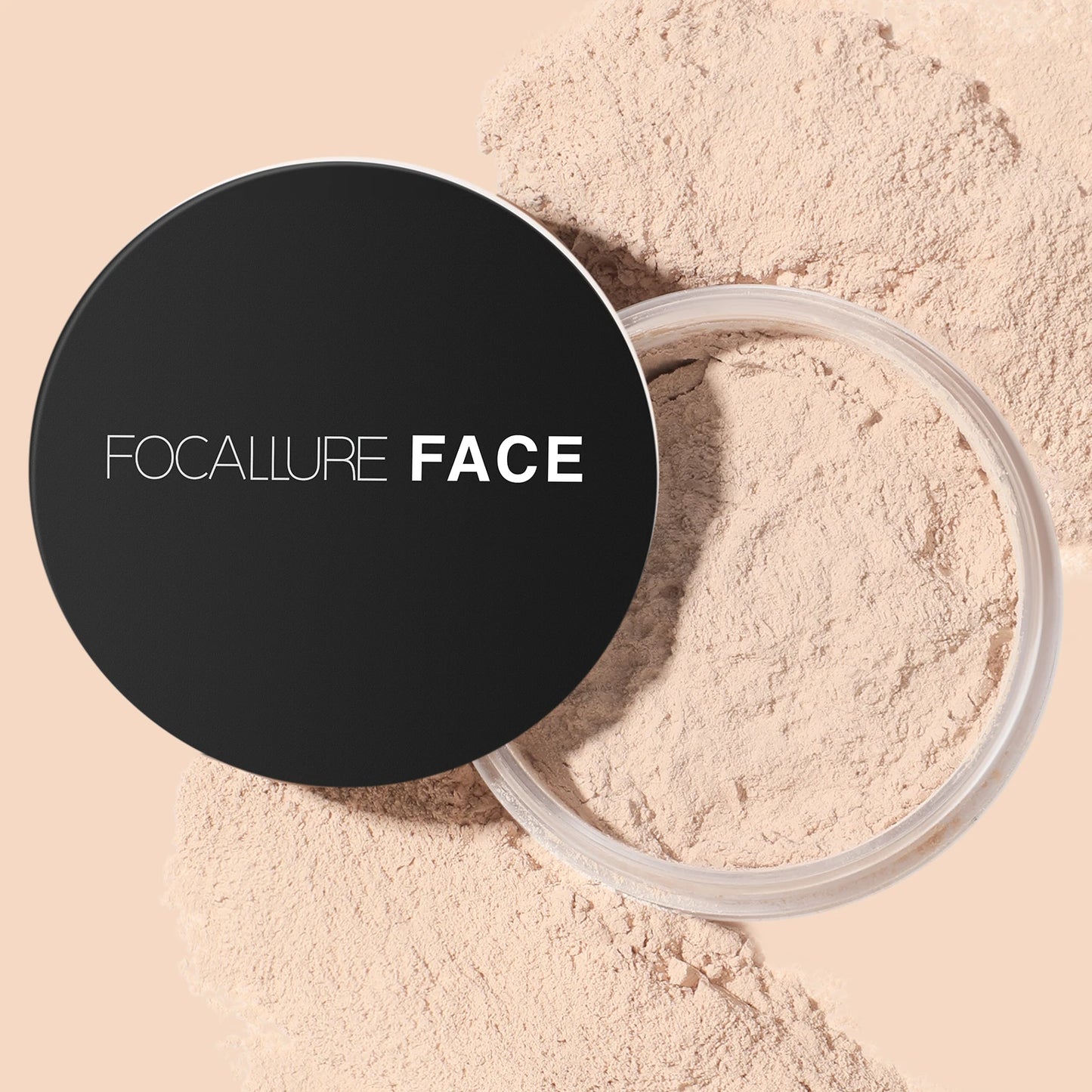 Focallure Invisible Finish Loose Setting Powder Translucent Natural Soft Face Makeup Powder Oil Control Face Loose Powder