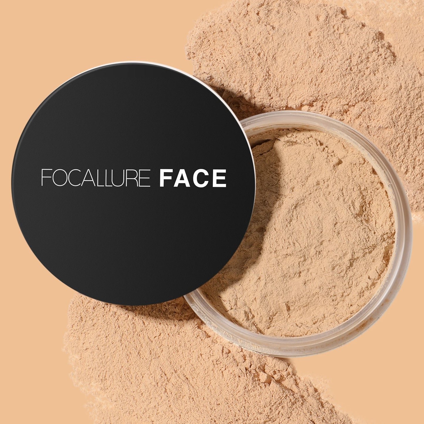 Focallure Invisible Finish Loose Setting Powder Translucent Natural Soft Face Makeup Powder Oil Control Face Loose Powder