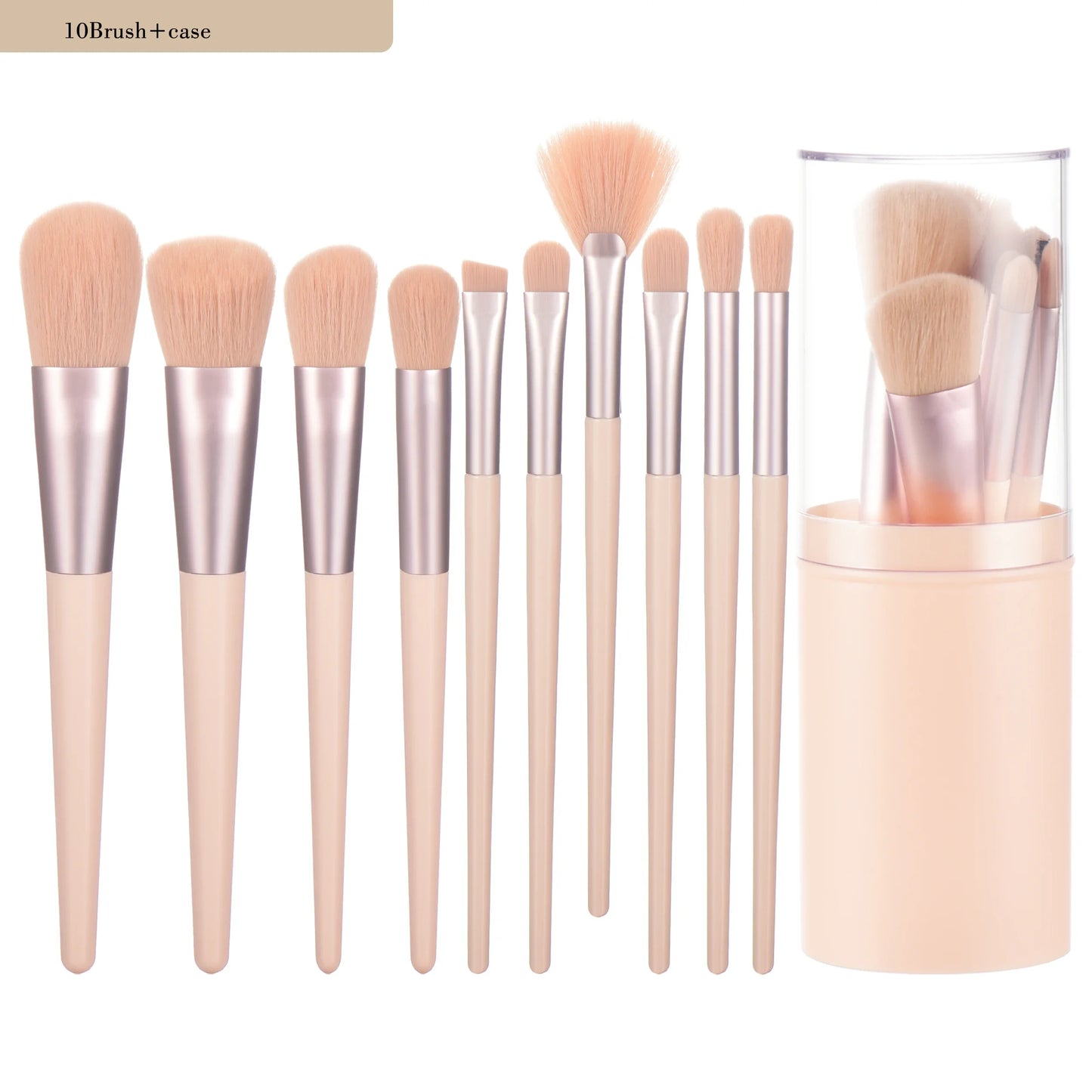 10/14Pcs Premium Makeup Brushes Set Eye Shadow Foundation Women Cosmetic Powder Blush Blending Beauty Make Up Beauty Tool