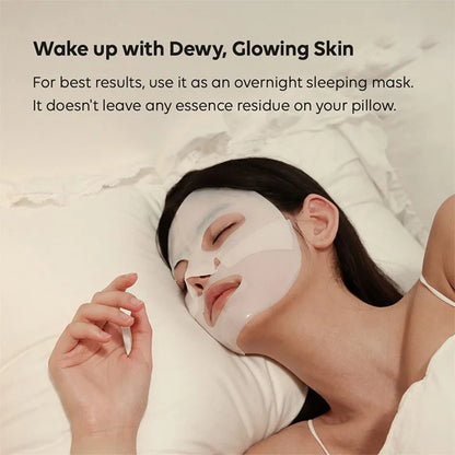 20/10/5PCs Bio Collagen Face Mask Shrink Pores Deep Hydrating Overnight Mask Moisturizing Refreshing Brightening Face Skin Care