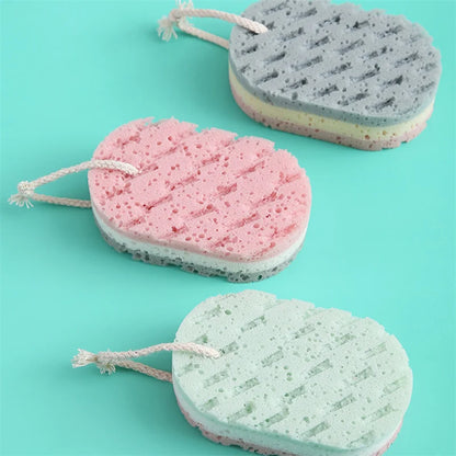 Soft Sponge Body Scrubber Bath Exfoliating Scrub Sponge Shower Brush Body Skin Cleaner Dead Skin Remover