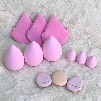 12pcs Makeup Sponge Blender Beauty Egg Soft Cosmetic Puff Foundation Sponges Powder Puff Women Make Up Accessories Beauty Tools