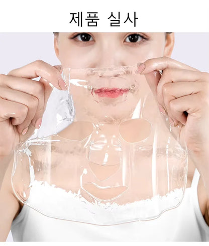 FONCE Crystal Collagen facial mask Moisturizing Hyaluronic Acid Moisturizing Cleaning Jelly Transparent 10 pieces/box