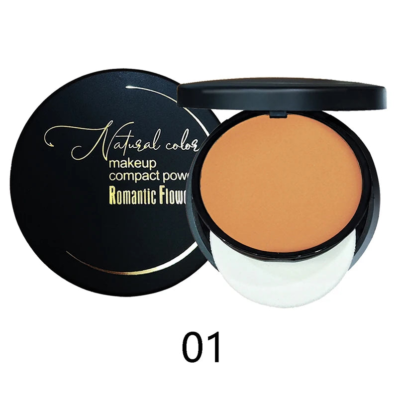 3-color Dark Powder Bronze Powder Dark Skin Foundation Oil Control Concealer Brighten The Face Create Three-dimensional Makeup