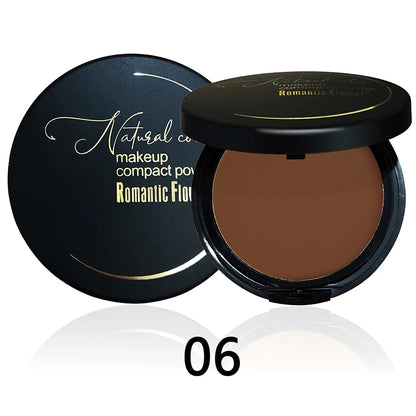 3-color Dark Powder Bronze Powder Dark Skin Foundation Oil Control Concealer Brighten The Face Create Three-dimensional Makeup