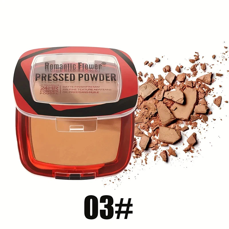 3-color Dark Powder Bronze Powder Dark Skin Foundation Oil Control Concealer Brighten The Face Create Three-dimensional Makeup