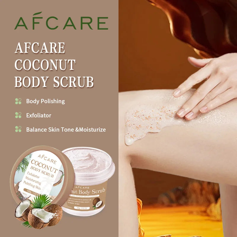 Coconut Scrub Exfoliating Collagen Body Scrub Polishing Body Foot Skin Whitening Exfoliate Skin Clean Pores Remove Dead Skin