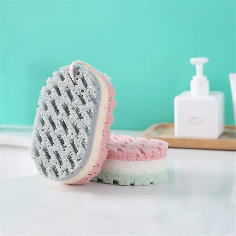 Soft Sponge Body Scrubber Bath Exfoliating Scrub Sponge Shower Brush Body Skin Cleaner Dead Skin Remover