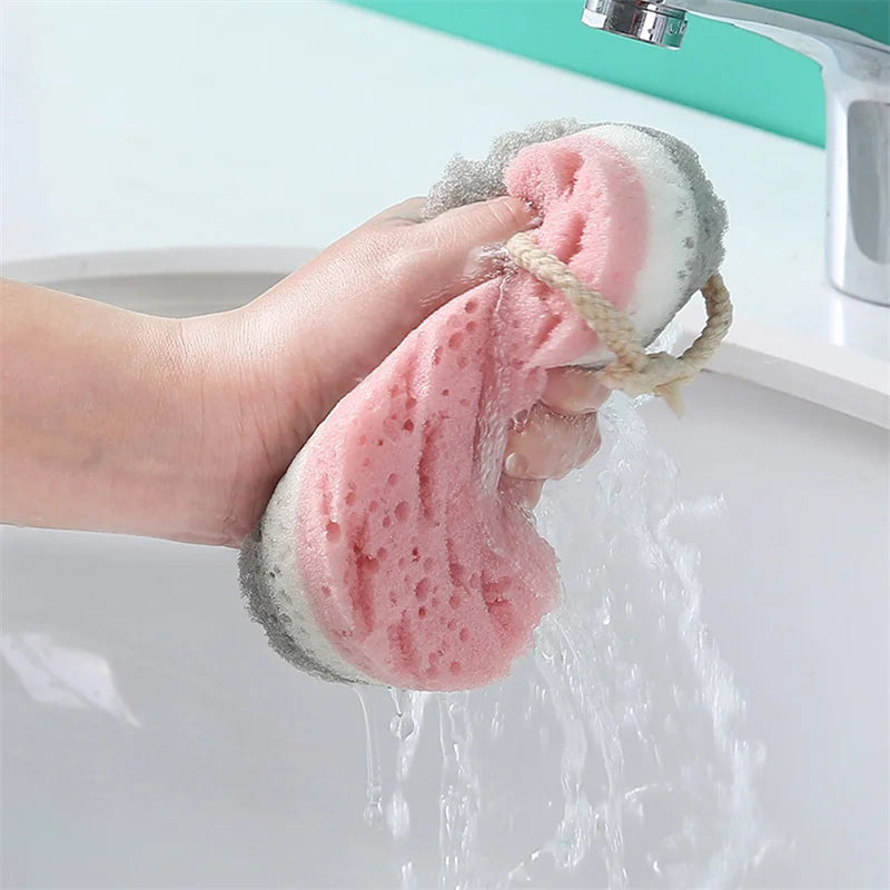 Soft Sponge Body Scrubber Bath Exfoliating Scrub Sponge Shower Brush Body Skin Cleaner Dead Skin Remover