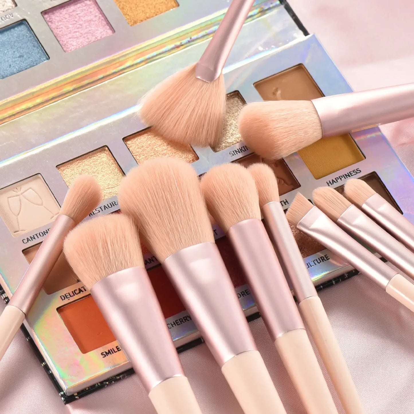 10/14Pcs Premium Makeup Brushes Set Eye Shadow Foundation Women Cosmetic Powder Blush Blending Beauty Make Up Beauty Tool