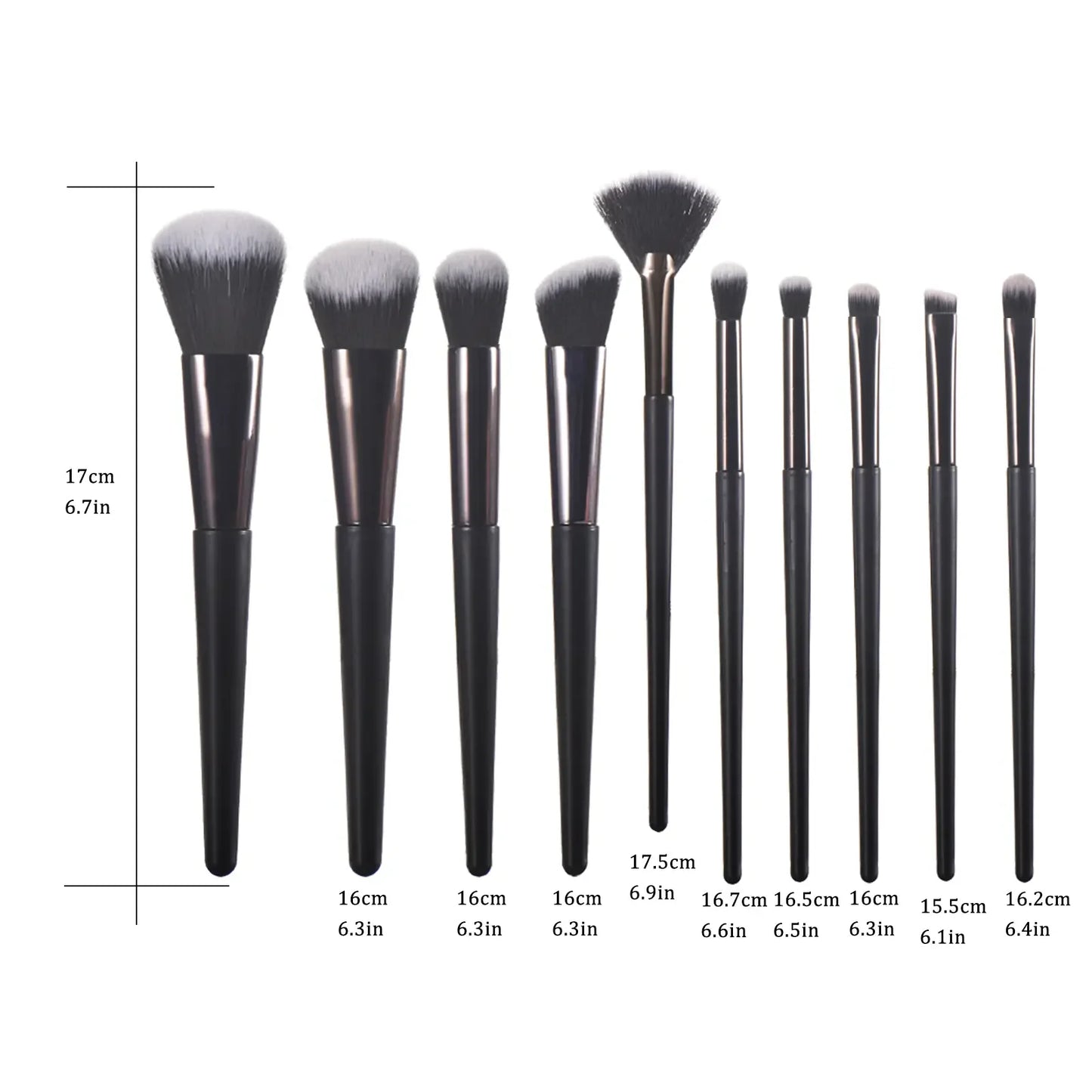 10/14Pcs Premium Makeup Brushes Set Eye Shadow Foundation Women Cosmetic Powder Blush Blending Beauty Make Up Beauty Tool