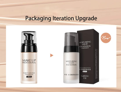 LAIKOU Makeup Base Face Liquid Foundation BB Cream Concealer Moisturizer Oil-control Whitening Waterproof Maquiagem Makeup 40g