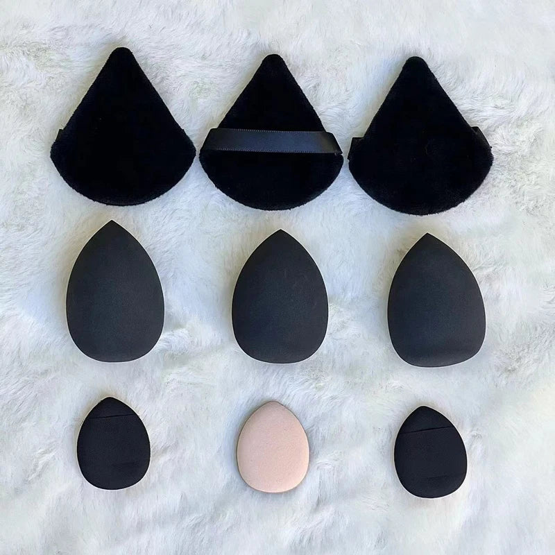 12pcs Makeup Sponge Blender Beauty Egg Soft Cosmetic Puff Foundation Sponges Powder Puff Women Make Up Accessories Beauty Tools