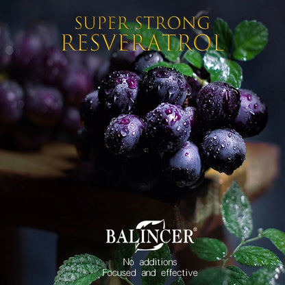 Balincer Resveratrol Capsules Support Cardiovascular Health, Antioxidants, Improve Immunity, and Promote Smooth Skin