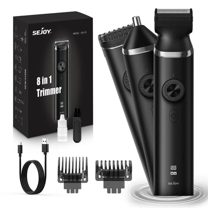 SEJOY 3 In 1 Face Clean Electric Hair Cutting Machine Men Hair Clipper Trimmer Men Cutting Beard Cordless Barber Machine