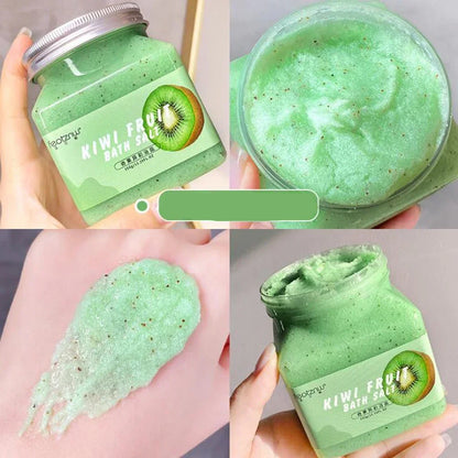 350g Big Bottle Body Skin Scrub Deep Cleansing Face Exfoliating Hydrating Scrub Fruit Scented Mud Exfoliating Gel