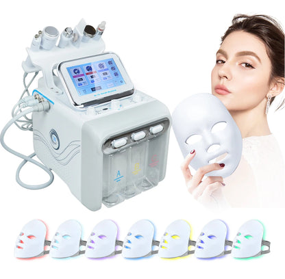 Hydro Water Oxygen Jet Peel Machine Oxy Spray Facial Machine Face Cleaning RF Lifting Dermabrasion Skin Care Beauty Device Spa