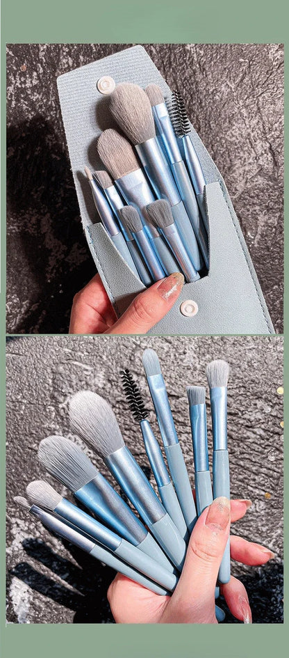 8pcs Make Up Brushes Set  Cosmetic Powder Eye Shadow Brush Foundation Blush Blending Concealer Brush Professional Beauty Tool