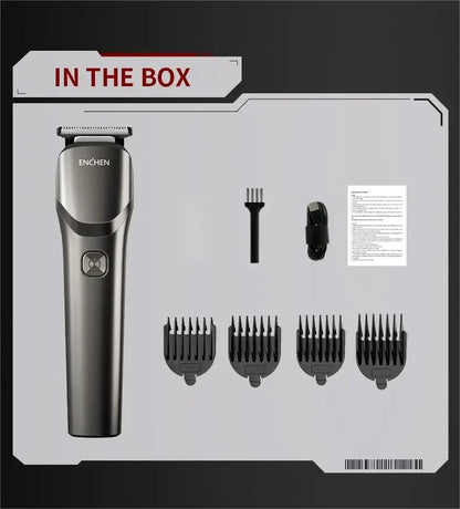 ENCHEN Hair Trimmer Professional Hair Clipper Hair Cutting Machine Multi-functional Portable Body Trimmer Shaver Men - Beardo 2