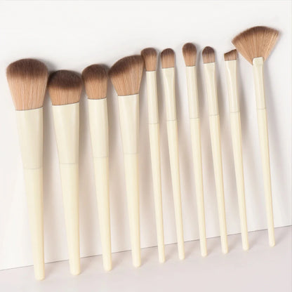 10/14Pcs Premium Makeup Brushes Set Eye Shadow Foundation Women Cosmetic Powder Blush Blending Beauty Make Up Beauty Tool