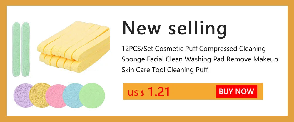 5/10pcs 6/7/8/9cm Face Round Makeup Remover Tool Natural Wood Pulp Sponge Cellulose Compress Cosmetic Puff Facial Washing Sponge