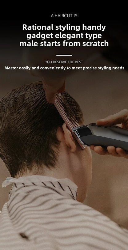 LCD Display Hair Trimmers Set Hair Clippers for Men Professional 5 in 1 Body Grooming Hair Clipper Rechargeable Haircut Machine