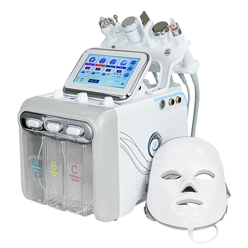 Hydro Water Oxygen Jet Peel Machine Oxy Spray Facial Machine Face Cleaning RF Lifting Dermabrasion Skin Care Beauty Device Spa