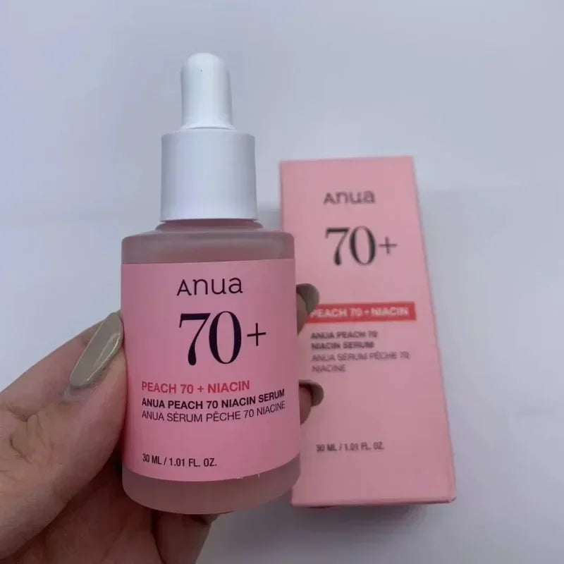 Anua Peach 70% Niacinamide Toner Lotion Cleansing Oil Salicylic Acid Cotton Tablets Houttuynia Cordata Quercetin Facial Cleanser