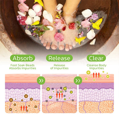 10pcs Detox Foot Soak Herbal Lymphatic Health Promote Blood Circulation Dehumidification Fat Burning Stress Relax Foot Bath Soak