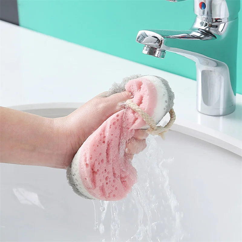 Soft Sponge Body Scrubber Bath Exfoliating Scrub Sponge Shower Brush Body Skin Cleaner Dead Skin Remover