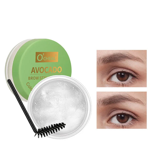 Ocheal Waterproof 3D Eyebrow Styling Cream Quick-drying Makeup Eyebrow Sculpt Soap Natural Wild Brow Pomade Setting Gel Wax