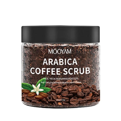 Coffee Body Exfoliator Scrub for Dry Skin Soothing Revitalizing Scrubs Body Treatments Softer Brighter Skin