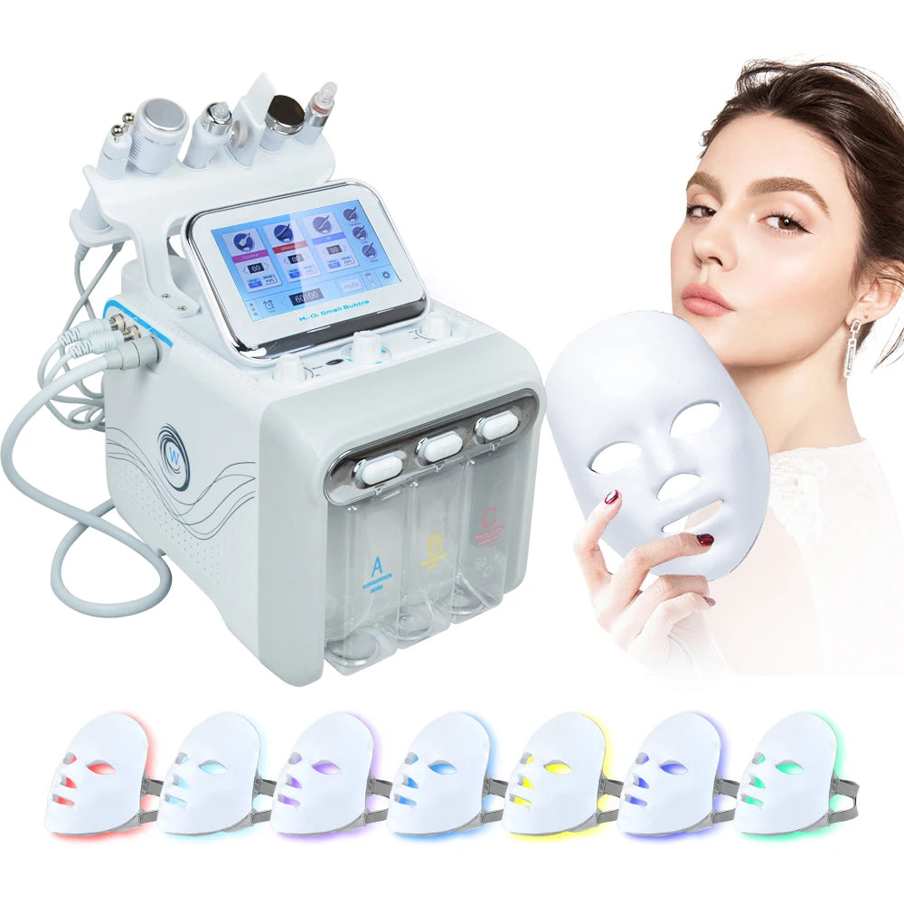 Hydro Water Oxygen Jet Peel Machine Oxy Spray Facial Machine Face Cleaning RF Lifting Dermabrasion Skin Care Beauty Device Spa