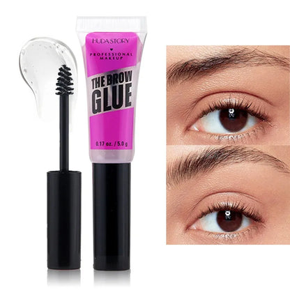 3D Eyebrow Natural Styling Gel Waterproof Transparent Quick Dry Eyebrow Wax Brow Lifting Long-lasting Eyebrow Enhancers Makeup