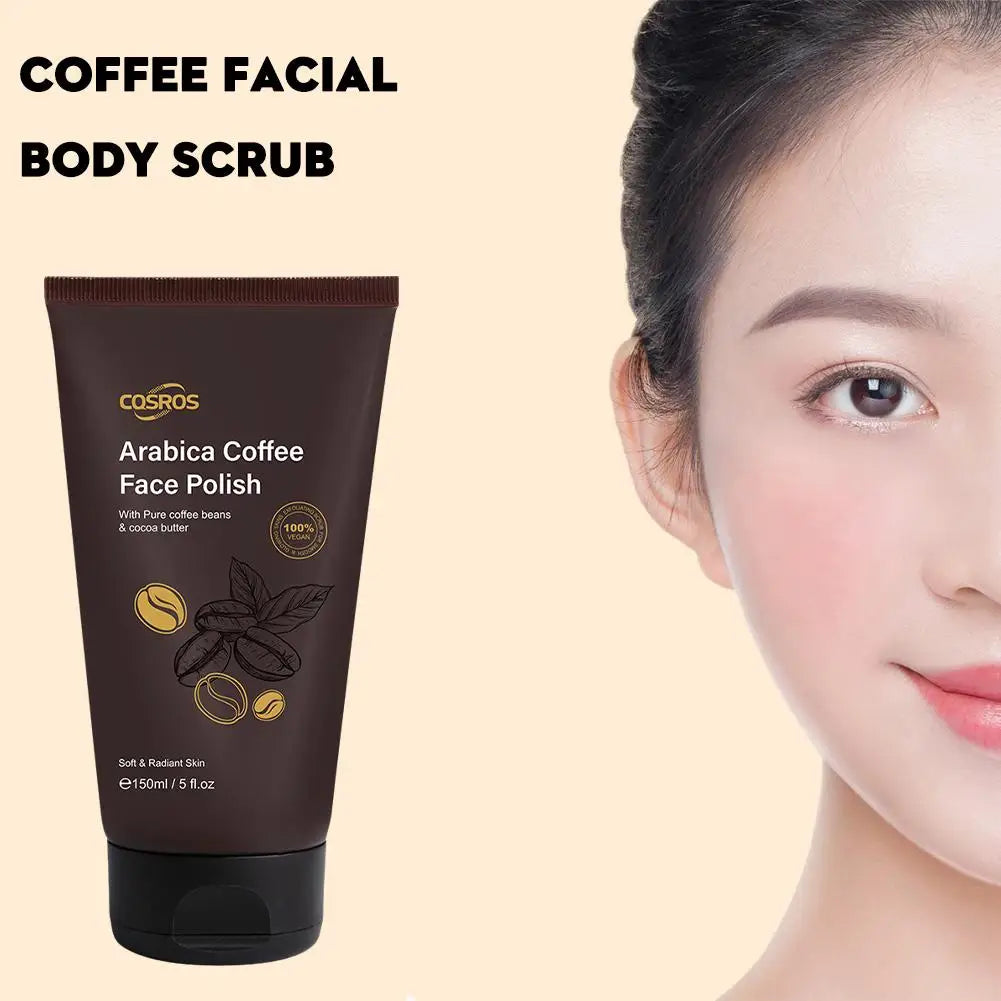 Coffee Scrub Body Scrub Exfoliators Cream Facial Dead Sea Salt For Whitening Moisturizing Anti Cellulite Treatment Acne V5Q8