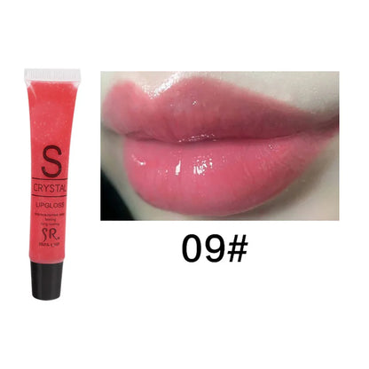 Moisturizing Gloss Plumping Lip Gloss Lip Plumper Makeup Glitter Nutritious Liquid Lipstick Cherry Mineral Oil Clear Lip Gloss