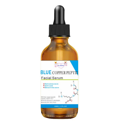 Blue Copper Peptide Stock Solution Facial Serum Lifting firming Anti-wrinkle Hydrate Sheep Placenta Caviar Face Serum Skincare