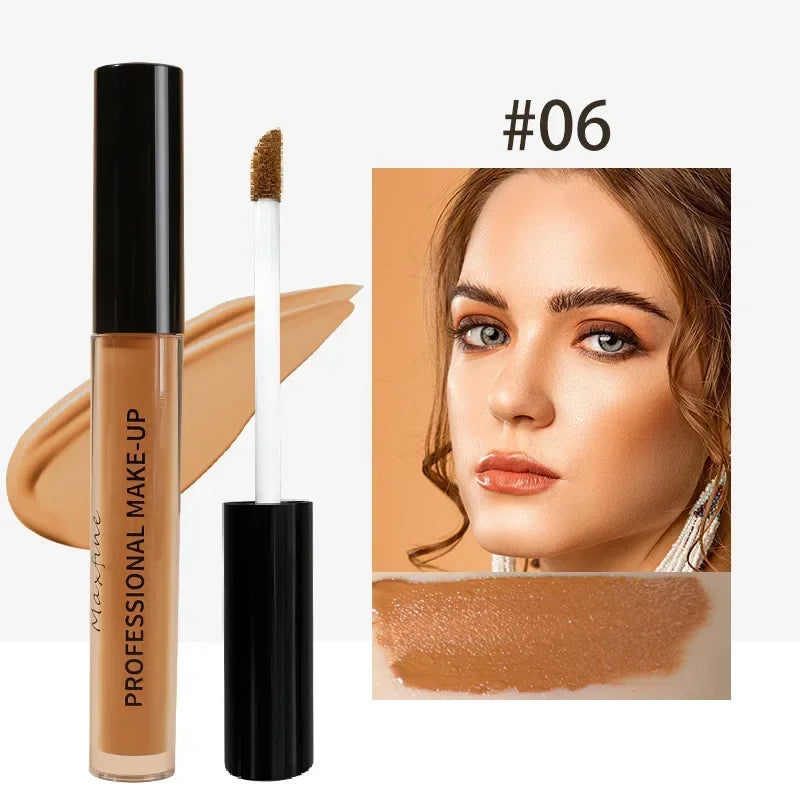 Waterproof Concealer Pen Full Coverage Cover Dark Circles Acne Pores Concealer Pen Matte Foundation Cream Facial Makeup Cosmetic