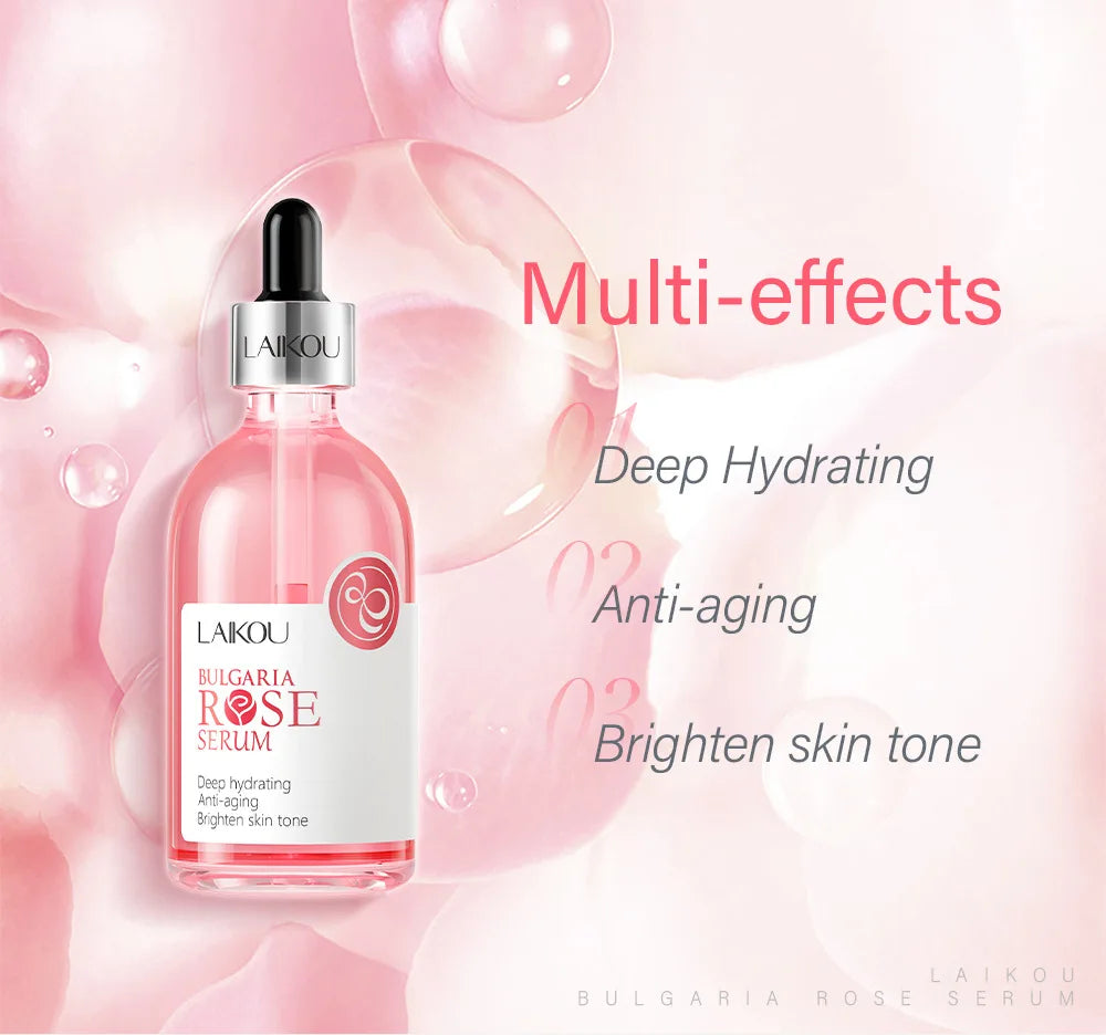 100ml LAIKOU Sakura Serum Vitamin C Essence Moisturizing Firming Brightening Face Serum Beauty Facial Skin Care Products