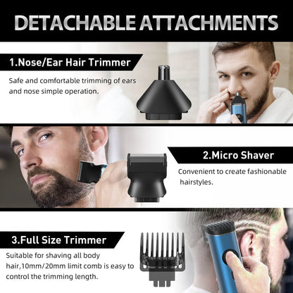 SEJOY 3 In 1 Face Clean Electric Hair Cutting Machine Men Hair Clipper Trimmer Men Cutting Beard Cordless Barber Machine