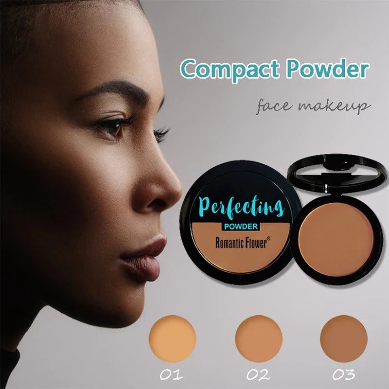 3-color Dark Powder Bronze Powder Dark Skin Foundation Oil Control Concealer Brighten The Face Create Three-dimensional Makeup