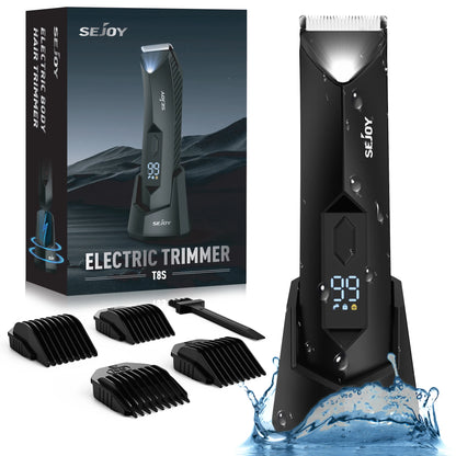 SEJOY Hair Trimmer Men Facial Beard Body Grooming Kits Electric Hair Clipper Nose Ear Trimer Rechargeable