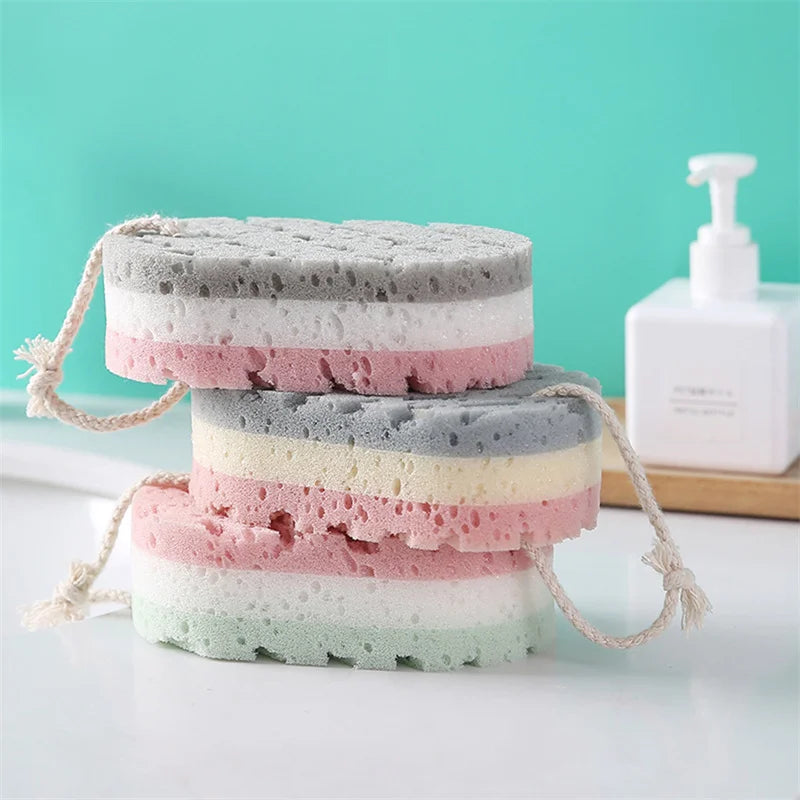 Soft Sponge Body Scrubber Bath Exfoliating Scrub Sponge Shower Brush Body Skin Cleaner Dead Skin Remover